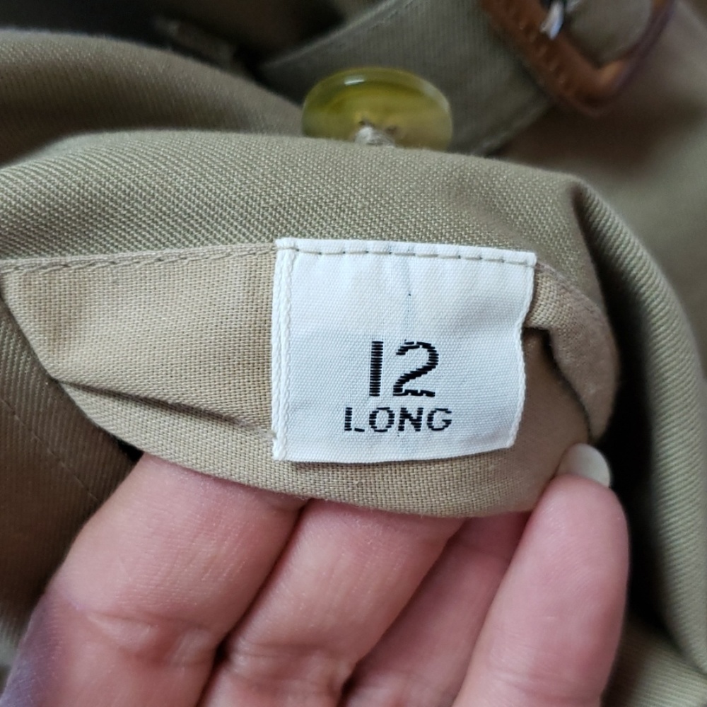 Vintage Burberry Wool Lined Trench Coat - Picture 6 of 8